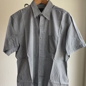 Men's Maker & Company Casual Short Sleeve Button Down, Size L